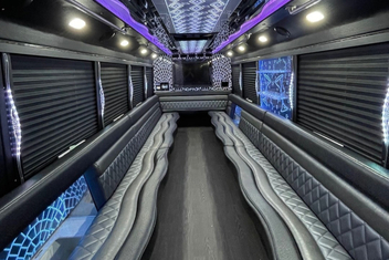 Gilbert Party Bus Interior