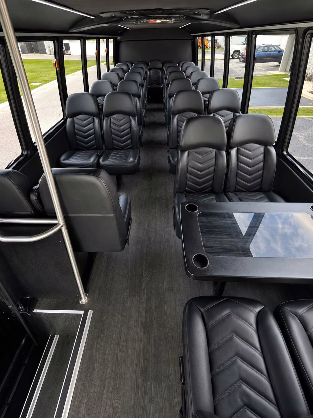 15 passenger minibus inside