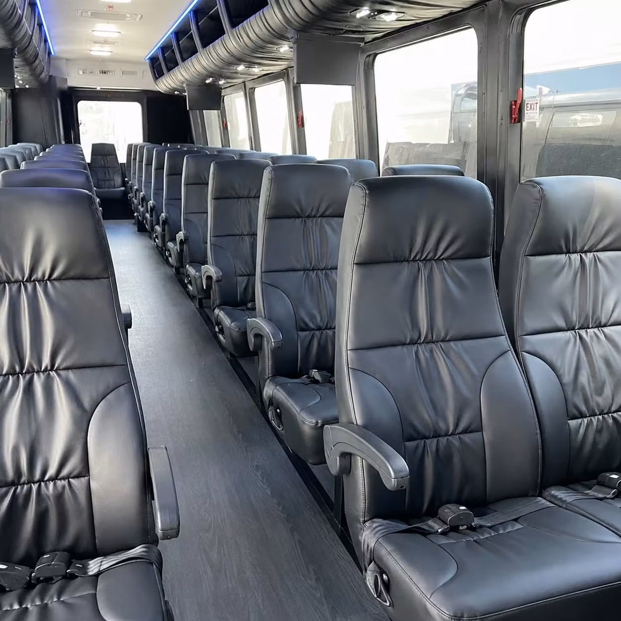 28 passenger minibus inside