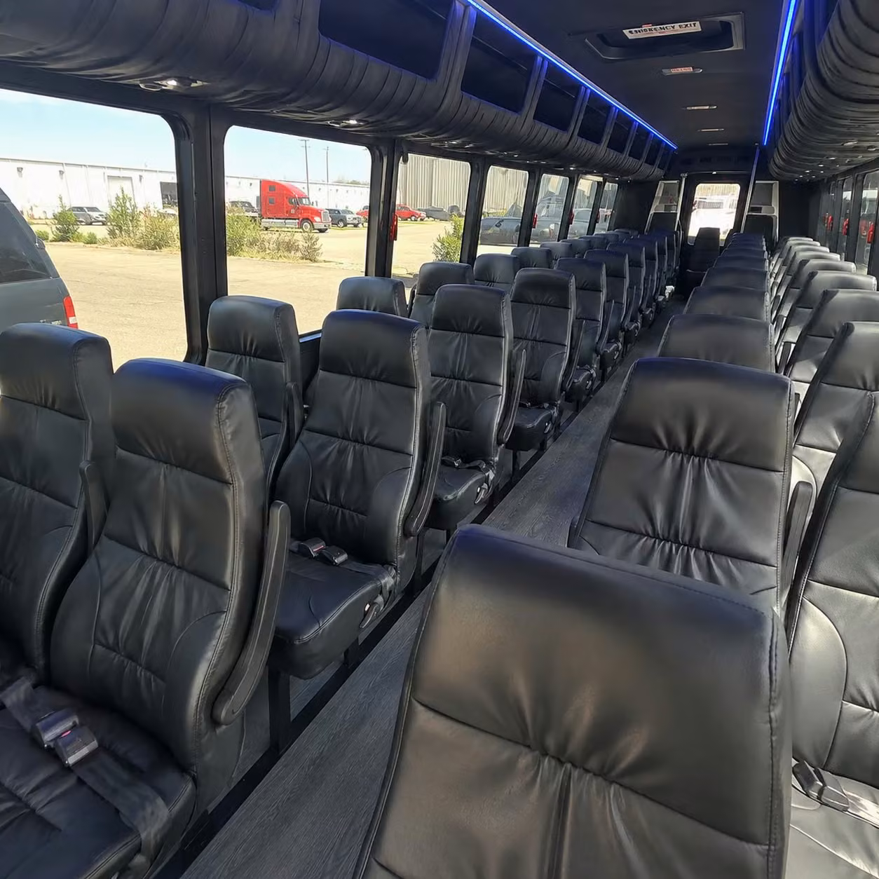 35 passenger minibus interior