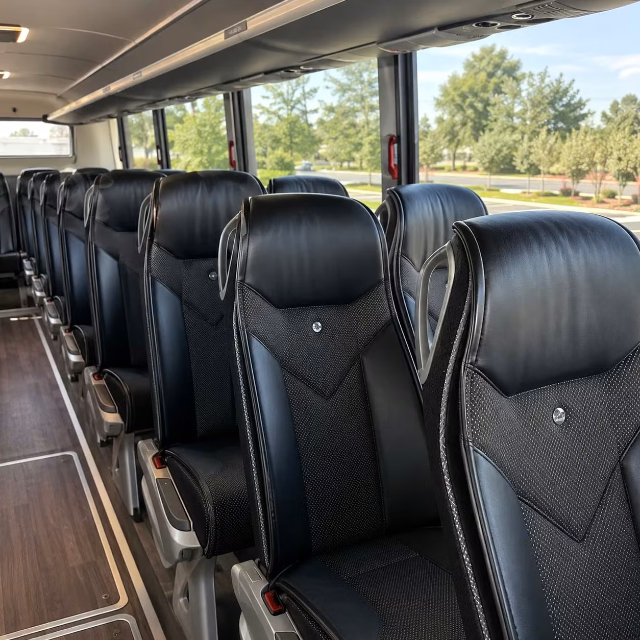 gilbert charter bus interior