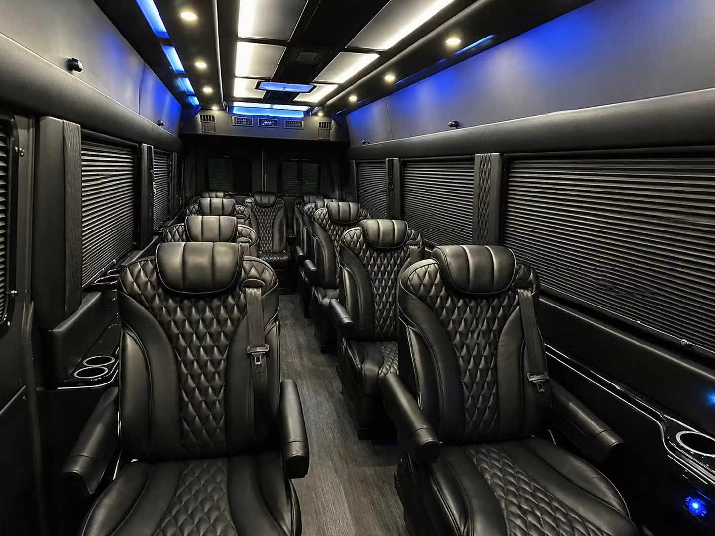 sprinter van with driver inside